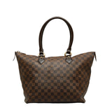 Louis Vuitton Damier Salée MM Handbag N51188 Brown PVC Leather  Louis Vuitton