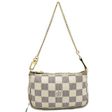 Louis Vuitton Mini Pochette Accessoires  Canvas Clutch Bag