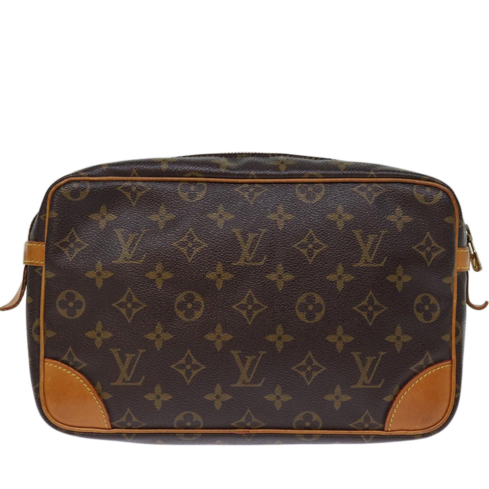 Louis Vuitton Compiegne 28  Canvas Clutch Bag