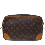 Louis Vuitton Compiegne 28  Canvas Clutch Bag