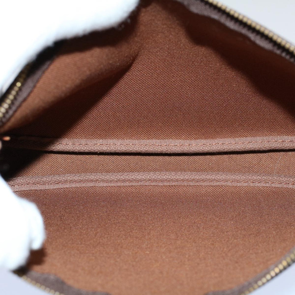 Louis Vuitton Pochette Accessoire  Canvas Clutch Bag