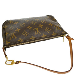 Louis Vuitton Pochette Accessoires  Canvas Clutch Bag