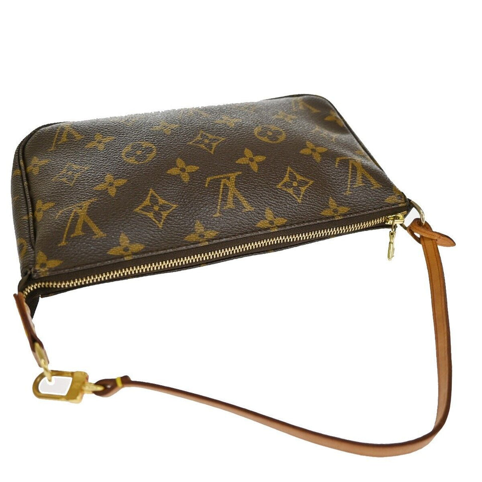 Louis Vuitton Pochette Accessoires  Canvas Clutch Bag