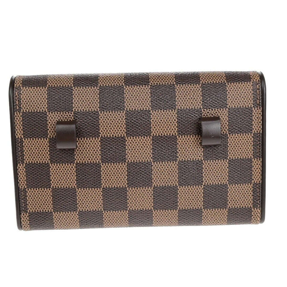 Louis Vuitton Pochette Florentine  Canvas Clutch Bag