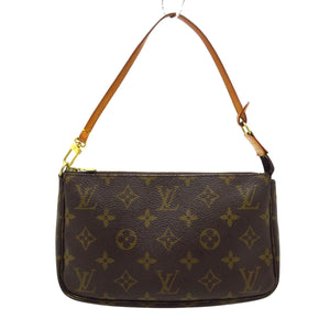 Louis Vuitton Pochette Accessoire  Canvas Clutch Bag