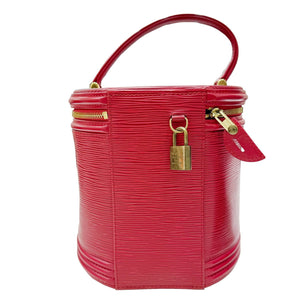 Louis Vuitton Vanity  Leather Clutch Bag