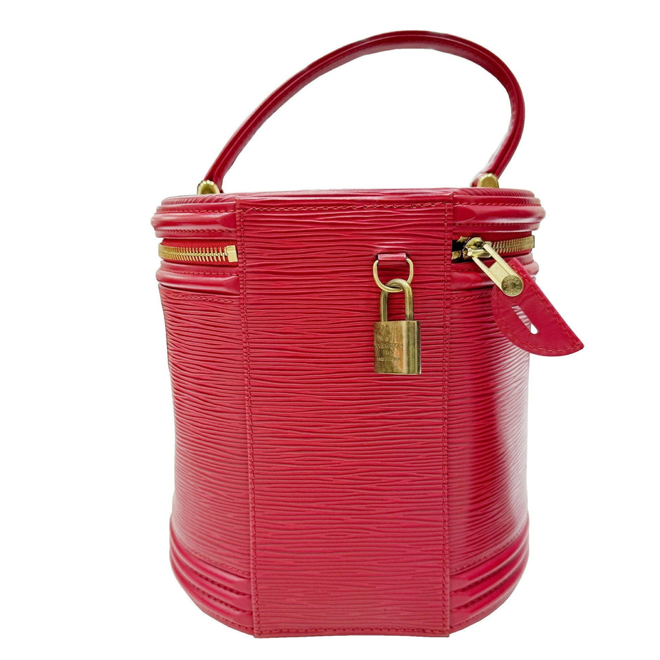 Louis Vuitton Vanity  Leather Clutch Bag