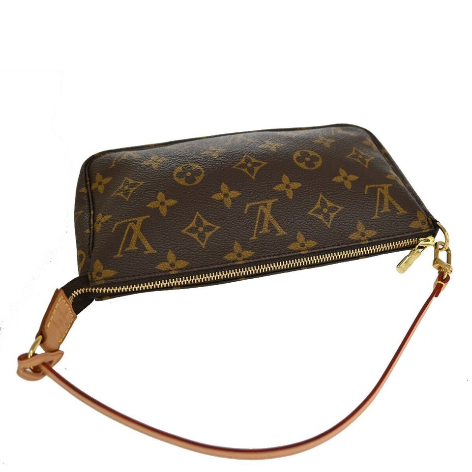 Louis Vuitton Pochette Accessoires  Canvas Clutch Bag