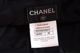 Chanel Salzburg Collection Black Calfskin Mini Skirt SZ 38