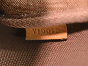 Louis Vuitton Pochette Accessoire  Canvas Clutch Bag