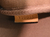 Louis Vuitton Pochette Accessoire  Canvas Clutch Bag