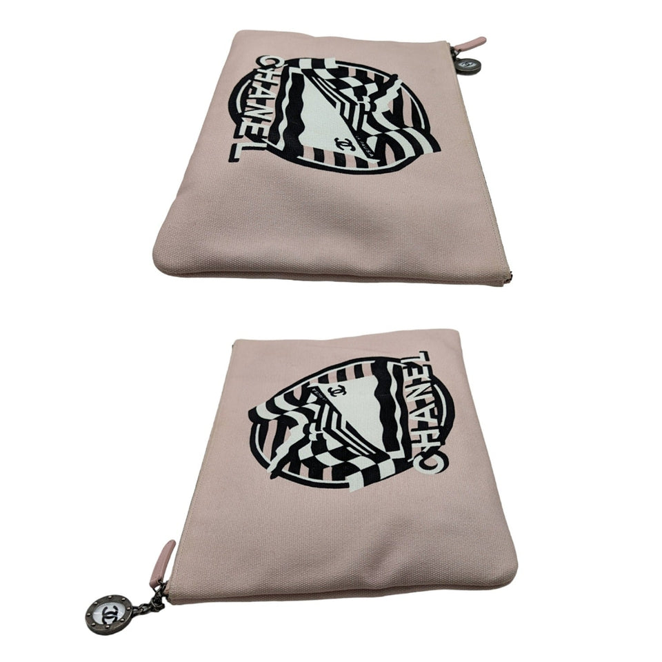 Chanel bag La Pausa Bay Pouch O-Case Light Pink