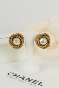 Boucles d'oreilles nid Chanel 1984