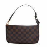 Louis Vuitton Pochette Accessoire  Canvas Clutch Bag