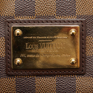 Louis Vuitton Damiere Hamsteed PM Tote Bag N51205 Brown PVC Leather Ladies Louis Vuitton