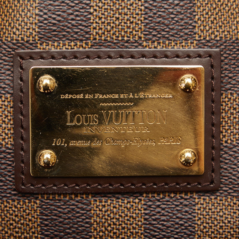 Louis Vuitton Damiere Hamsteed PM Tote Bag N51205 Brown PVC Leather Ladies Louis Vuitton