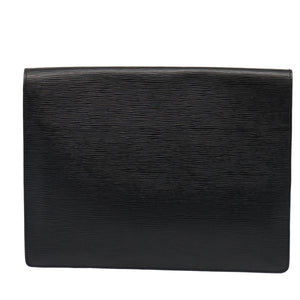 Louis Vuitton Senateur  Leather Clutch Bag