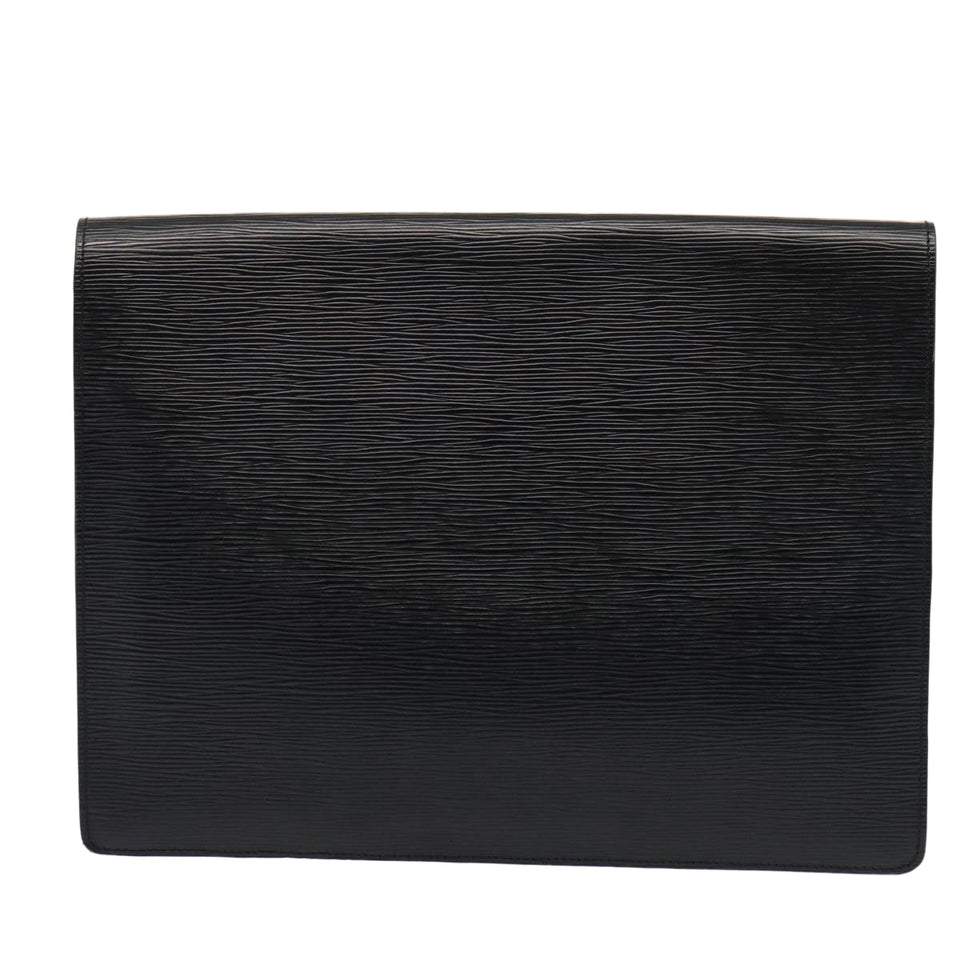 Louis Vuitton Senateur  Leather Clutch Bag