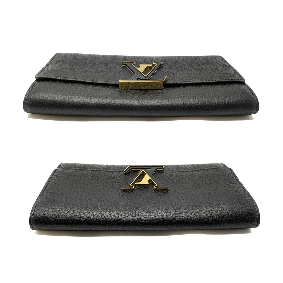 Louis Vuitton 2017 Taurillon Leather Capucines Wallet