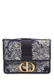Dior Navy 30 Montaigne Flap Bag