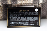 Chanel Gold & Gray Python 2012 Handbag