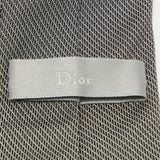 Dior Homme Grey Patterned Silk Classic Tie