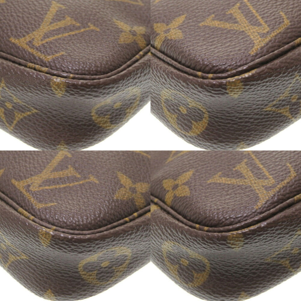 Louis Vuitton Pochette Accessoires  Canvas Clutch Bag