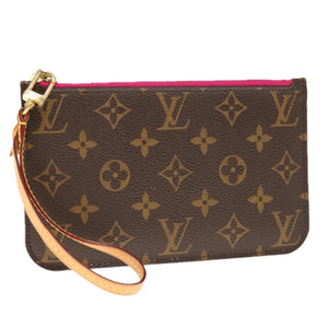 Louis Vuitton Neverfull  Canvas Clutch Bag