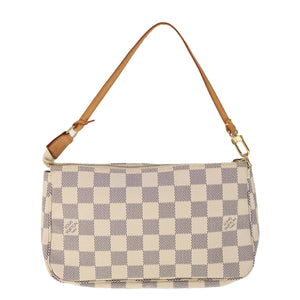 Louis Vuitton Pochette Accessoires  Canvas Clutch Bag