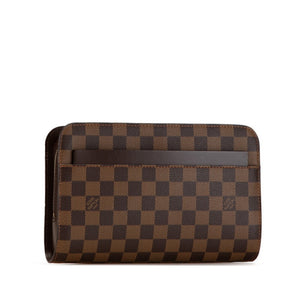 Louis Vuitton Saint Louis  Canvas Clutch Bag