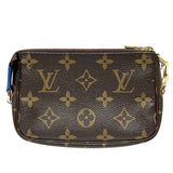Louis Vuitton Mini Pochette Accessoires  Canvas Clutch Bag