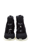 Chanel Black Nylon & Suede Snow Booties SZ 37.5