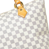 Louis Vuitton Damière Azur Salée PM Handbag N51186 White PVC Leather  Louis Vuitton