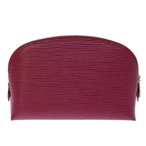 Louis Vuitton Cosmetic Pouch  Leather Clutch Bag