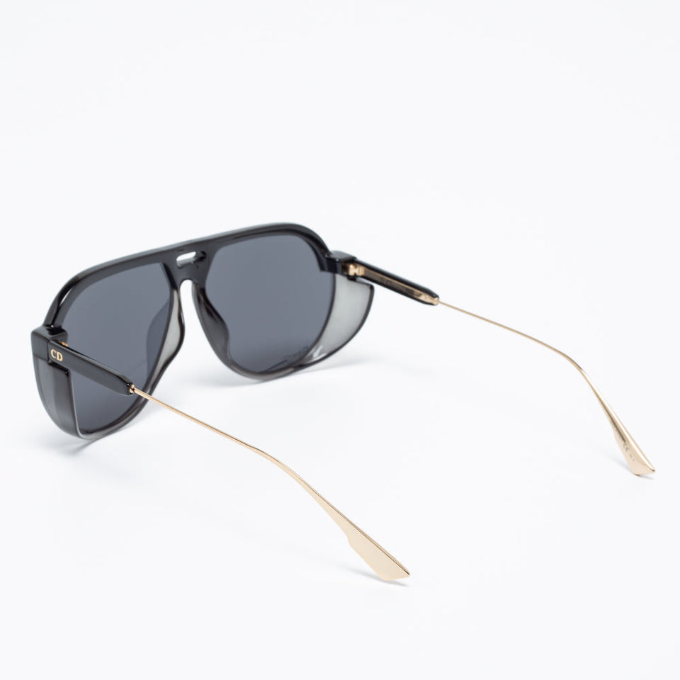 Dior Black Diorclub3 Aviator Sunglasses