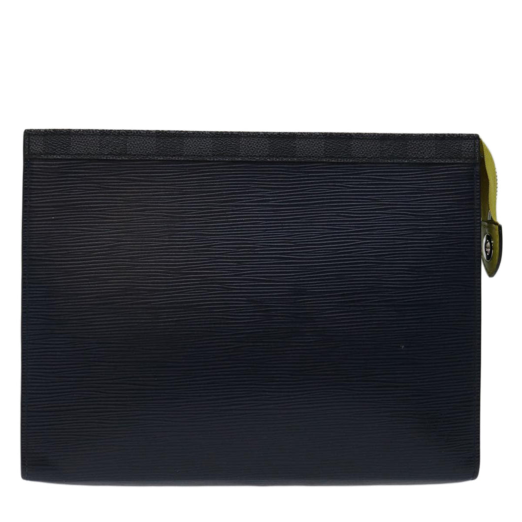 Louis Vuitton Pochette Voyage  Leather Clutch Bag