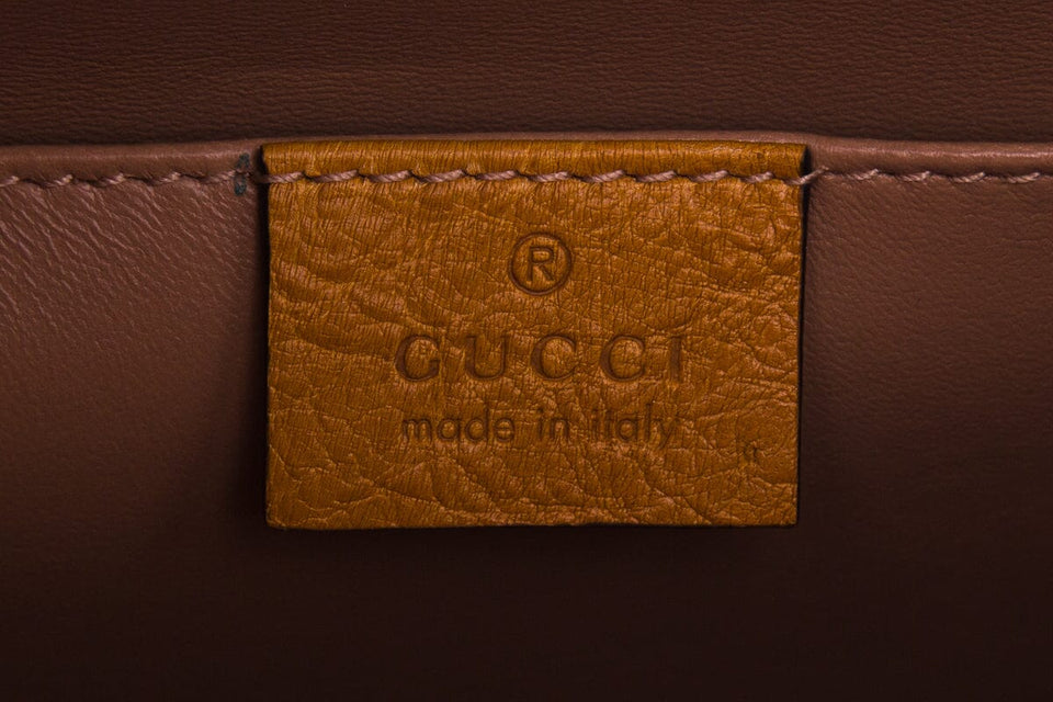 Gucci Mini Diana Tan Ostrich Handbag NWT