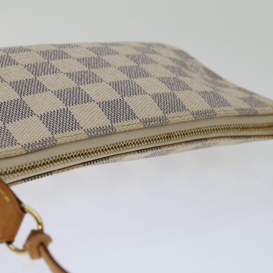 Louis Vuitton Pochette Accessoire  Canvas Clutch Bag
