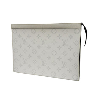 Louis Vuitton Pochette Voyage  Leather Clutch Bag