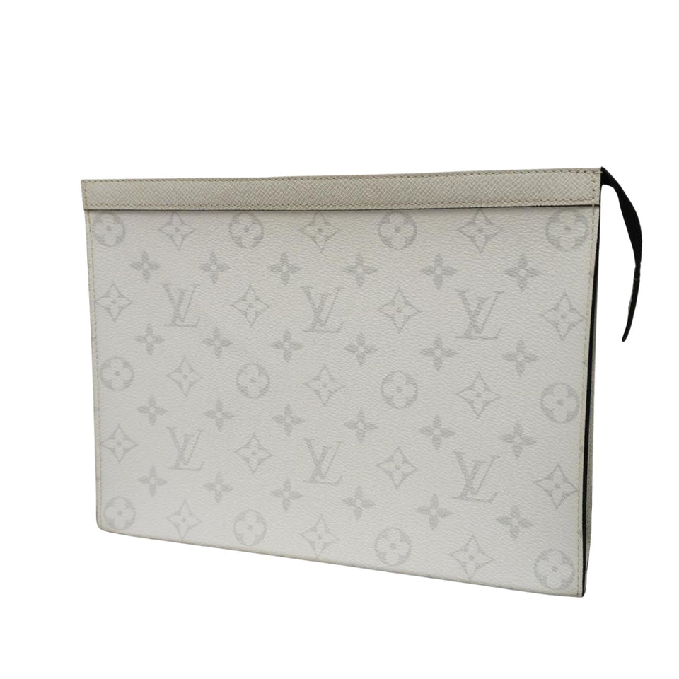 Louis Vuitton Pochette Voyage  Leather Clutch Bag