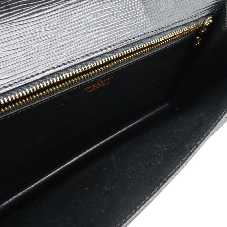 Louis Vuitton Sellier Drangonne  Leather Clutch Bag