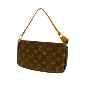 Louis Vuitton Pochette Accessoire  Canvas Clutch Bag