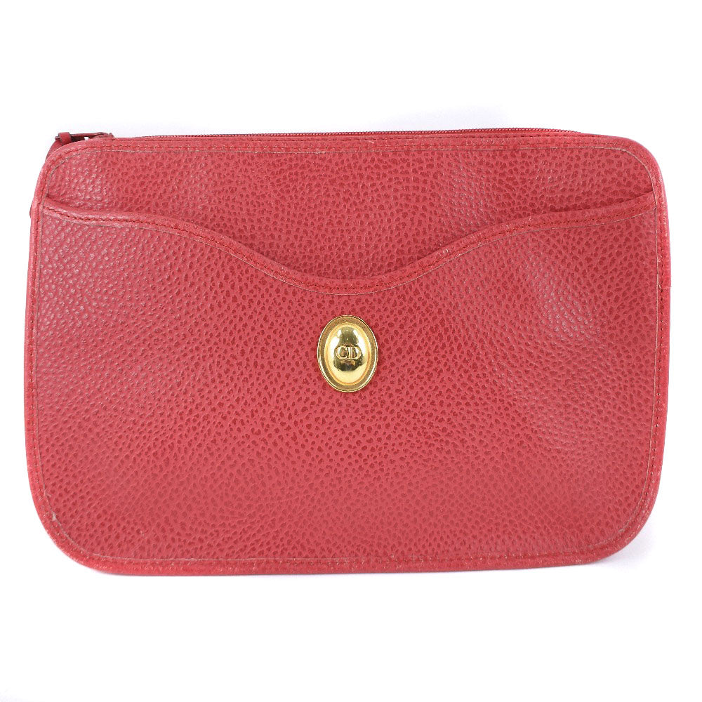 Dior  Leather Clutch Bag