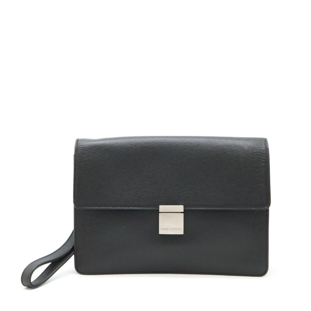 Louis Vuitton Selenga  Leather Clutch Bag