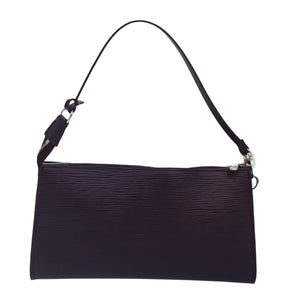 Louis Vuitton Pochette Accessoire  Leather Clutch Bag