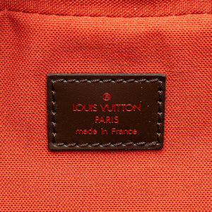 Louis Vuitton Damier Olaf N41440 Brown PVC Leather  Louis Vuitton