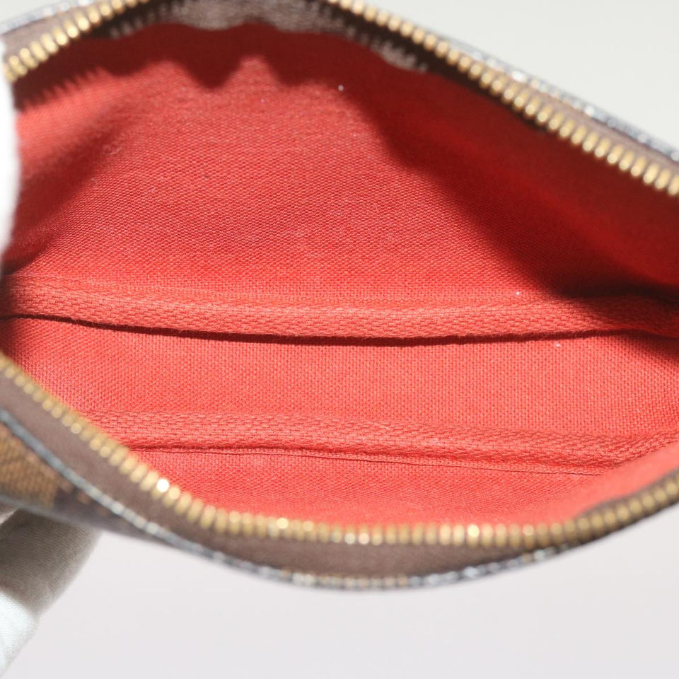 Louis Vuitton Mini Pochette Accessoires  Canvas Clutch Bag