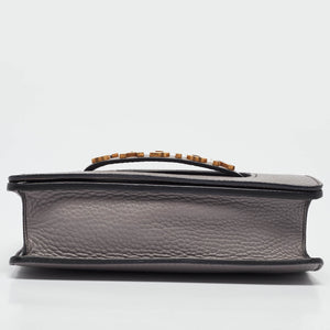 Dior Grey Leather Medium J'adior Flap Shoulder Bag