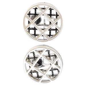 Christian Dior Clip-On Earrings in Sterling Silver