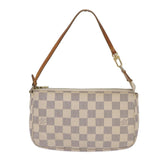 Louis Vuitton Pochette Accessoire  Canvas Clutch Bag